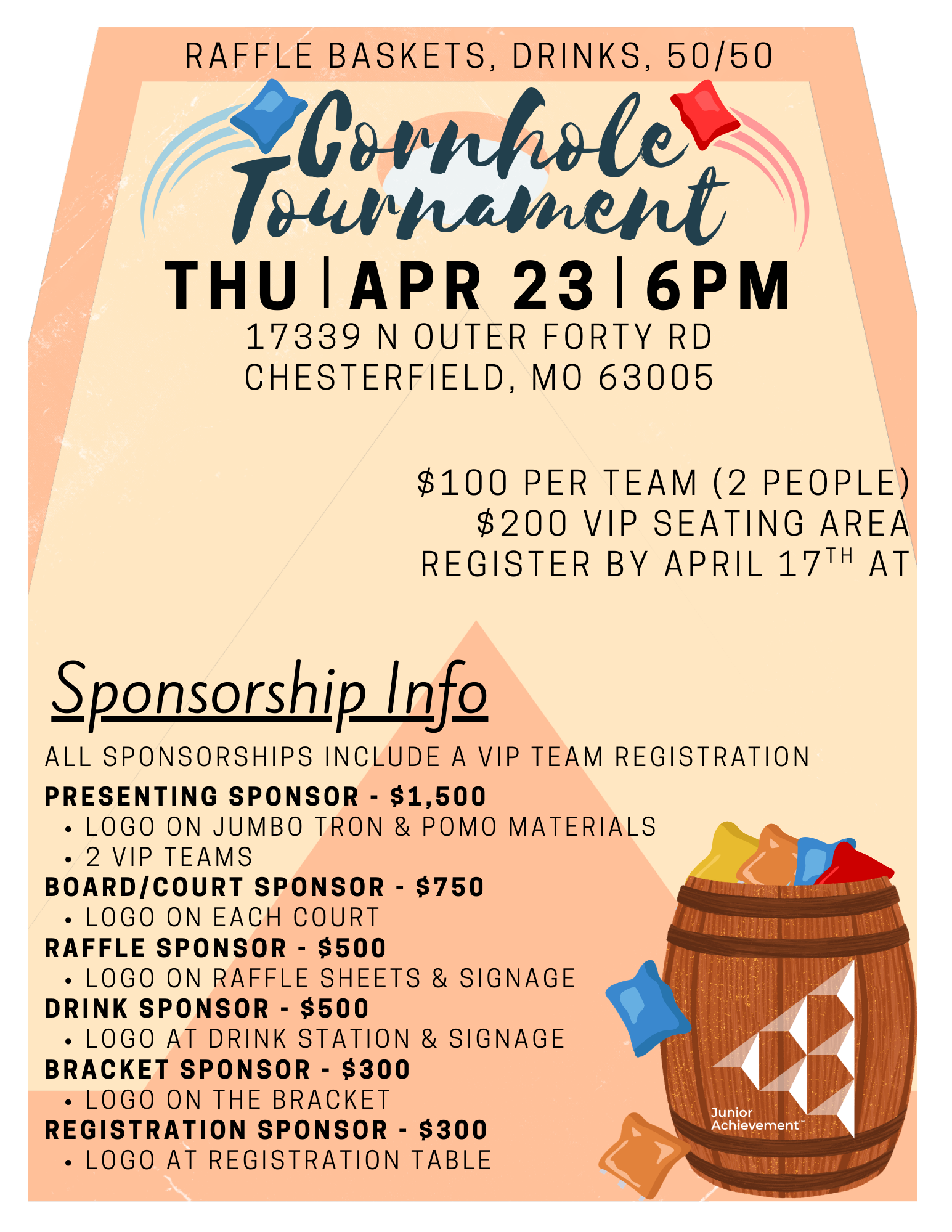 Community Impact Board Cornhole Tournament